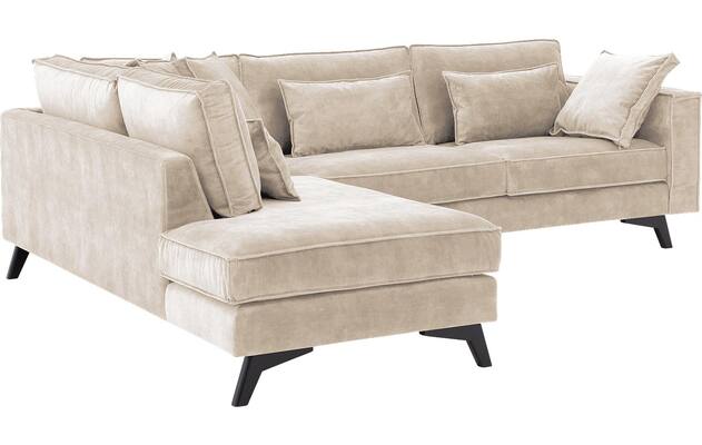 Goossens hoekbank chambre beige stof - 8235681-goossens-chambre-bank-stof-bruin-04