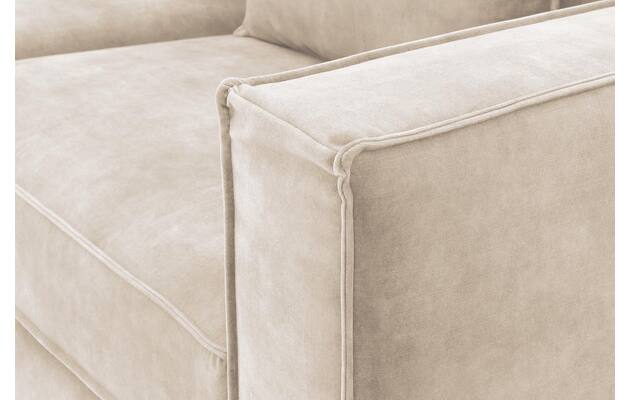 Goossens hoekbank chambre beige stof - 8235681-goossens-chambre-bank-stof-bruin-07