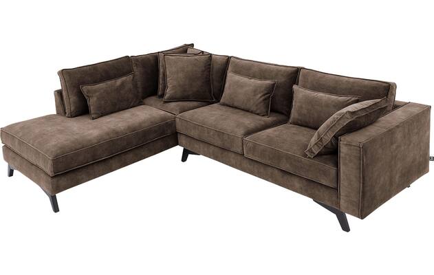 Goossens hoekbank chambre bruin stof - 8235683-goossens-chambre-bank-stof-bruin-05