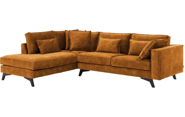 Goossens hoekbank chambre geel stof - 8235686-goossens-chambre-bank-stof-geel-02