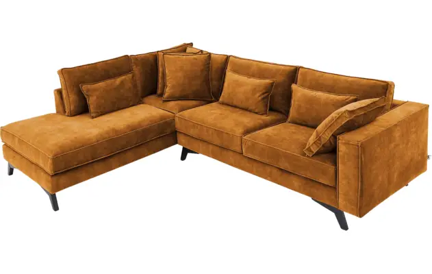 Goossens hoekbank chambre geel stof - 8235686-goossens-chambre-bank-stof-geel-05