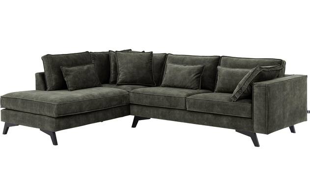 Goossens hoekbank chambre groen stof - 8235688-goossens-chambre-bank-stof-groen-02