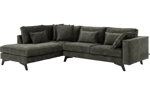 Goossens hoekbank chambre groen stof - 8235688-goossens-chambre-bank-stof-groen-02