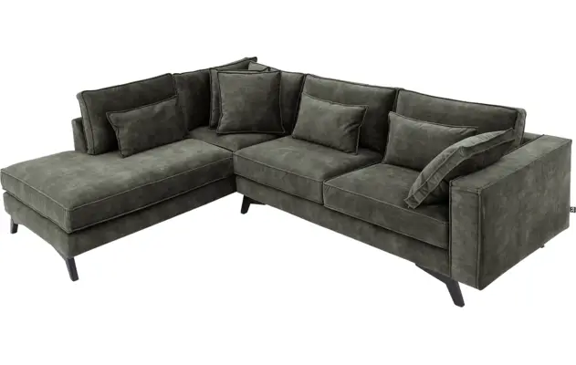 Goossens hoekbank chambre groen stof - 8235688-goossens-chambre-bank-stof-groen-05