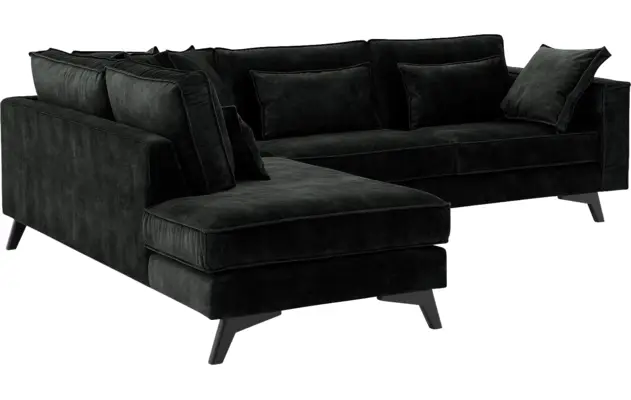 Goossens hoekbank chambre zwart stof - 8235689-goossens-chambre-bank-stof-zwart-04