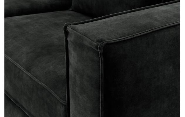 Goossens hoekbank chambre zwart stof - 8235689-goossens-chambre-bank-stof-zwart-07