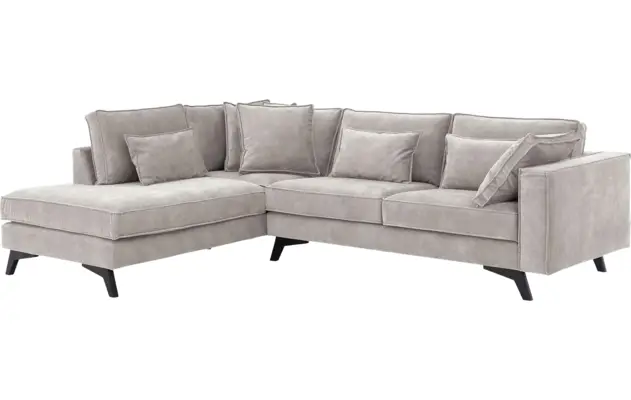 Goossens hoekbank chambre grijs stof - 8235691-goossens-chambre-bank-stof-grijs-02