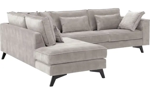 Goossens hoekbank chambre grijs stof - 8235691-goossens-chambre-bank-stof-grijs-04
