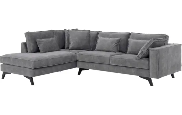 Goossens hoekbank chambre grijs stof - 8235692-goossens-chambre-bank-stof-grijs-02