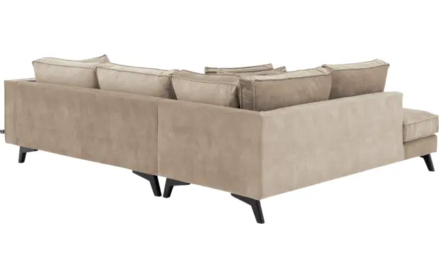 Goossens hoekbank chambre beige stof - 8235696-goossens-chambre-bank-stof-bruin-03