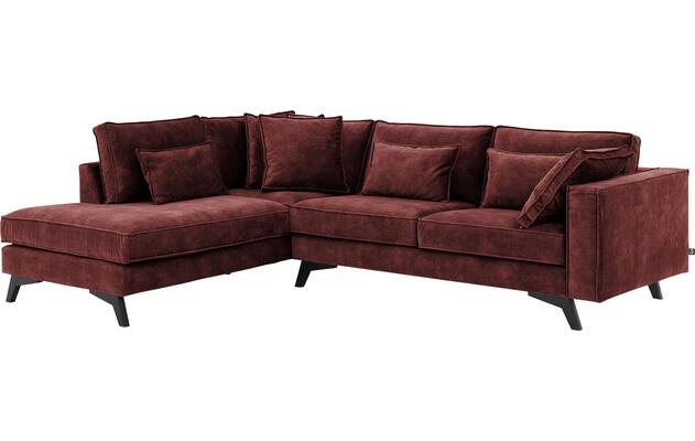 Goossens hoekbank chambre rood stof - 8235697-goossens-chambre-bank-stof-rood-02