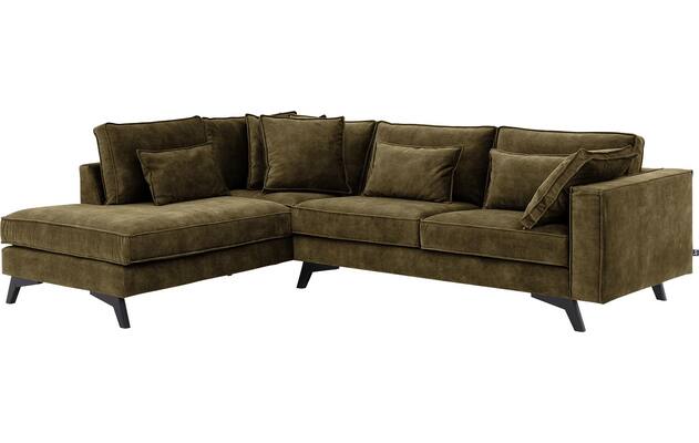 Goossens hoekbank chambre groen stof - 8235699-goossens-chambre-bank-stof-groen-02