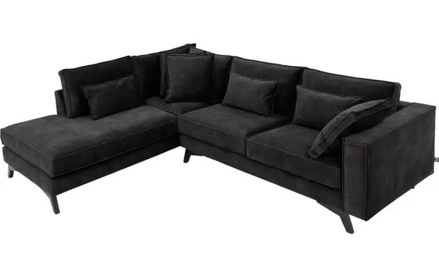Goossens hoekbank chambre grijs stof - 8235700-goossens-chambre-bank-stof-grijs-05