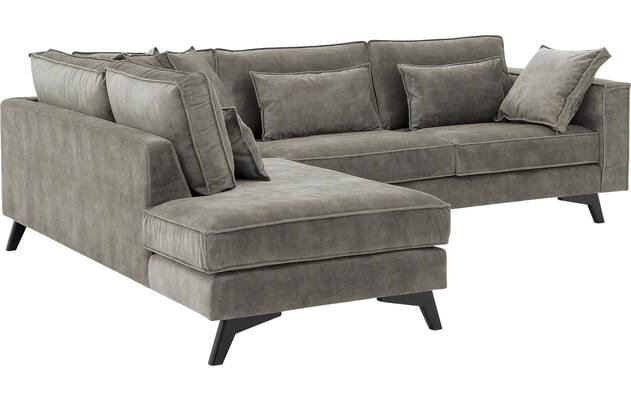 Goossens hoekbank chambre grijs stof - 8235702-goossens-chambre-bank-stof-grijs-04