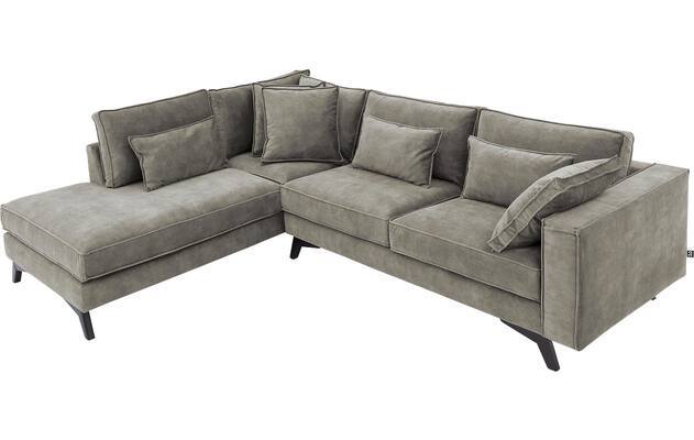 Goossens hoekbank chambre grijs stof - 8235702-goossens-chambre-bank-stof-grijs-05