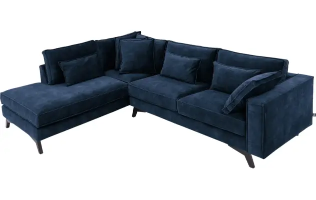 Goossens hoekbank chambre blauw stof - 8235703-goossens-chambre-bank-stof-blauw-05