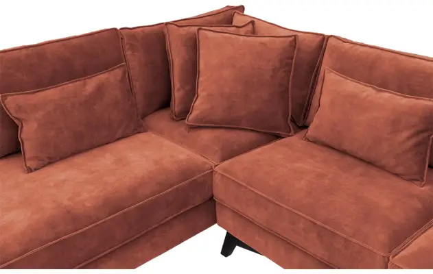 Goossens hoekbank chambre roze stof - 8235704-goossens-chambre-bank-stof-roze-06