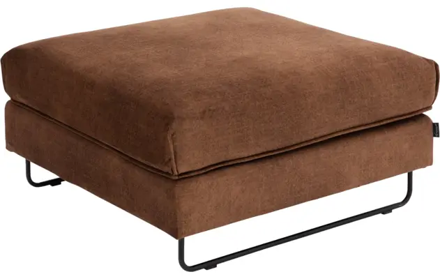 Goossens hocker jorney bruin stof - 8235732-goossens-jorney-bank-stof-bruin-17