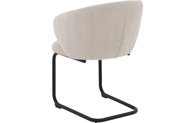 Goossens eetkamerstoel noomi beige stof - 8235773-goossens-noomi-stoel-onderdelen-metaal-02
