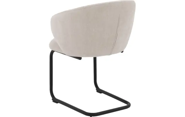 Goossens eetkamerstoel noomi beige stof - 8235773-goossens-noomi-stoel-onderdelen-metaal-02