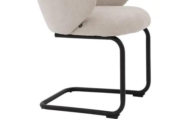Goossens eetkamerstoel noomi beige stof - 8235773-goossens-noomi-stoel-onderdelen-metaal-06