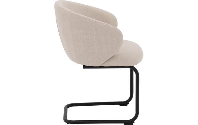 Goossens eetkamerstoel noomi beige stof - 8235778-goossens-noomi-stoel-onderdelen-metaal-03