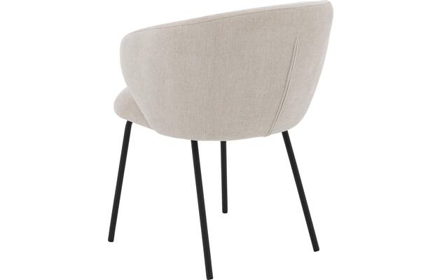 Goossens eetkamerstoel noomi beige stof - 8235779-goossens-noomi-stoel-onderdelen-metaal-02