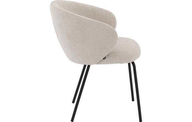 Goossens eetkamerstoel noomi beige stof - 8235779-goossens-noomi-stoel-onderdelen-metaal-03