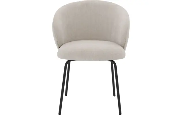 Goossens eetkamerstoel noomi beige stof - 8235779-goossens-noomi-stoel-onderdelen-metaal-04