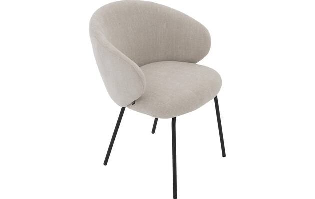 Goossens eetkamerstoel noomi beige stof - 8235779-goossens-noomi-stoel-onderdelen-metaal-05