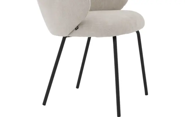 Goossens eetkamerstoel noomi beige stof - 8235779-goossens-noomi-stoel-onderdelen-metaal-06