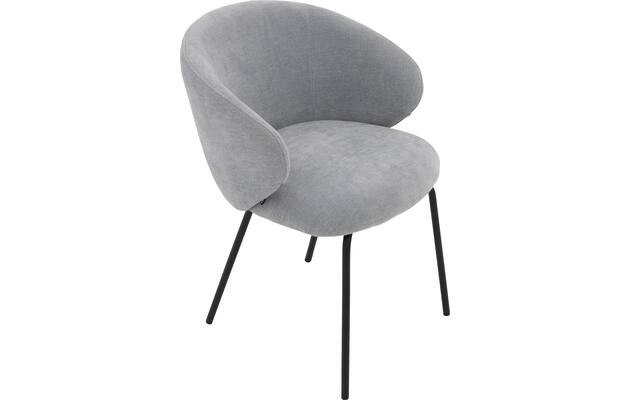 Goossens eetkamerstoel noomi blauw stof - 8235780-goossens-noomi-stoel-onderdelen-metaal-05