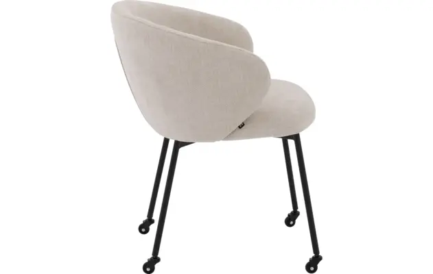 Goossens eetkamerstoel noomi beige stof - 8235785-goossens-noomi-stoel-onderdelen-metaal-03