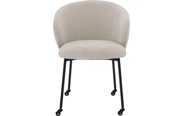 Goossens eetkamerstoel noomi beige stof - 8235785-goossens-noomi-stoel-onderdelen-metaal-04