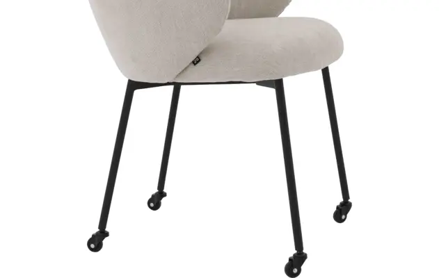 Goossens eetkamerstoel noomi beige stof - 8235785-goossens-noomi-stoel-onderdelen-metaal-06