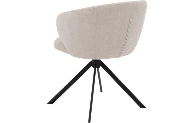 Goossens eetkamerstoel noomi beige stof - 8235791-goossens-noomi-stoel-onderdelen-metaal-02