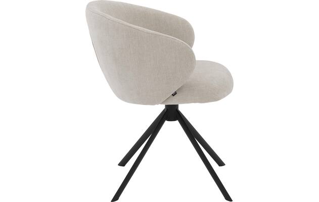 Goossens eetkamerstoel noomi beige stof - 8235791-goossens-noomi-stoel-onderdelen-metaal-03