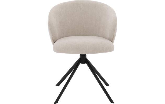 Goossens eetkamerstoel noomi beige stof - 8235791-goossens-noomi-stoel-onderdelen-metaal-04