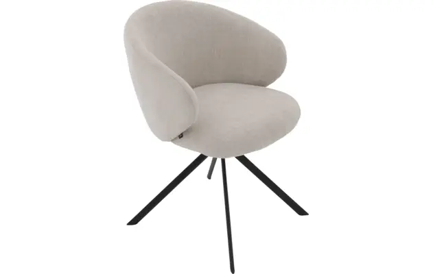 Goossens eetkamerstoel noomi beige stof - 8235791-goossens-noomi-stoel-onderdelen-metaal-05