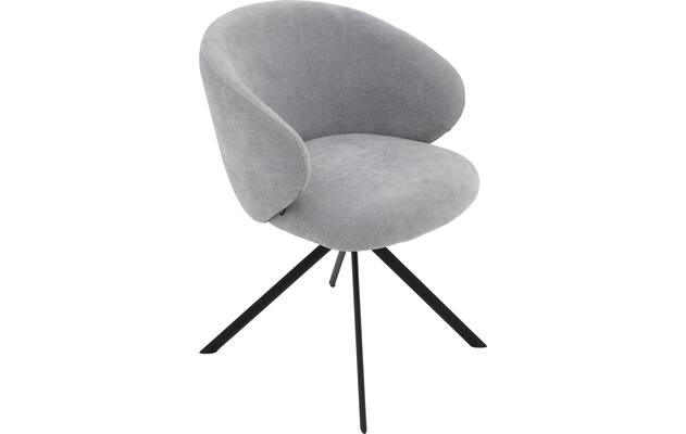 Goossens eetkamerstoel noomi blauw stof - 8235792-goossens-noomi-stoel-onderdelen-metaal-05