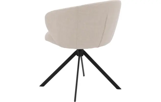 Goossens eetkamerstoel noomi beige stof - 8235796-goossens-noomi-stoel-onderdelen-metaal-02