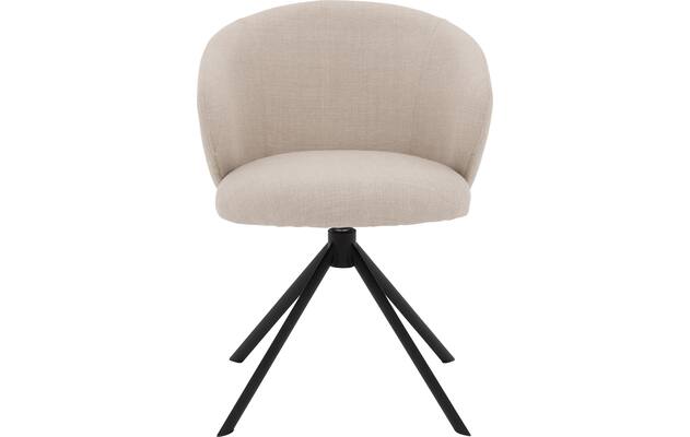 Goossens eetkamerstoel noomi beige stof - 8235796-goossens-noomi-stoel-onderdelen-metaal-04