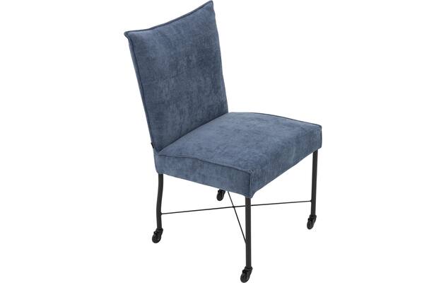 Goossens eetkamerstoel erik blauw stof - 8235803-goossens-erik-eetkamerstoel-stof-blauw-05