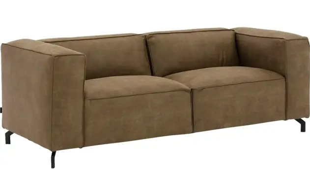 Goossens zitbank calvin groen micro leer - 8240110-goossens-calvin-bank-micro-leer-groen-02