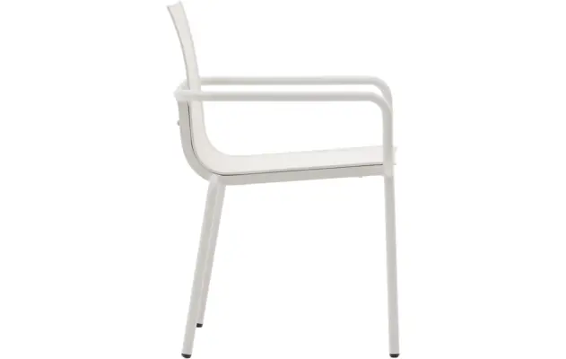 Kave home tuinstoel met armleuning galdana grijs aluminium - 8240169-kave-home-galdana-tuinstoelen-aluminium-03