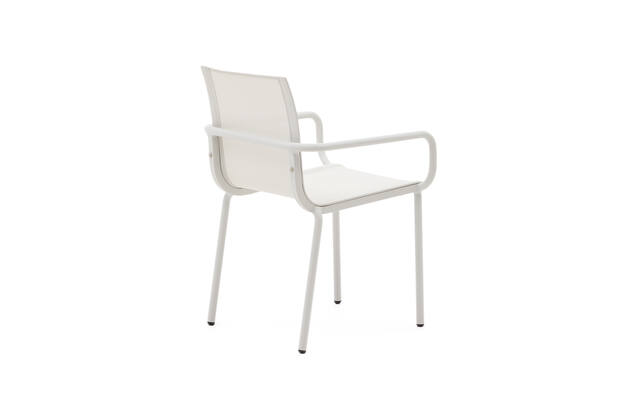 Kave home tuinstoel met armleuning galdana grijs aluminium - 8240169-kave-home-galdana-tuinstoelen-aluminium-05