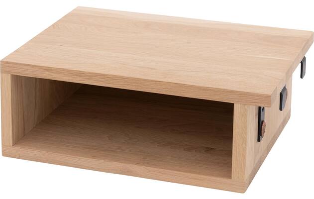 Goossens aanhaaktafel roll onbewerkt eiken - 8240232-goossens-roll-nachtkastje-eiken-03