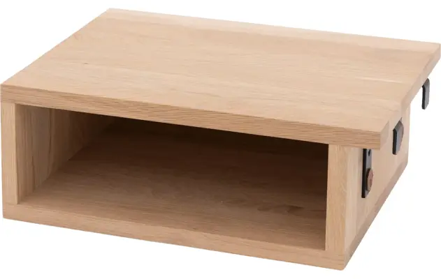 Goossens aanhaaktafel roll onbewerkt eiken - 8240232-goossens-roll-nachtkastje-eiken-03