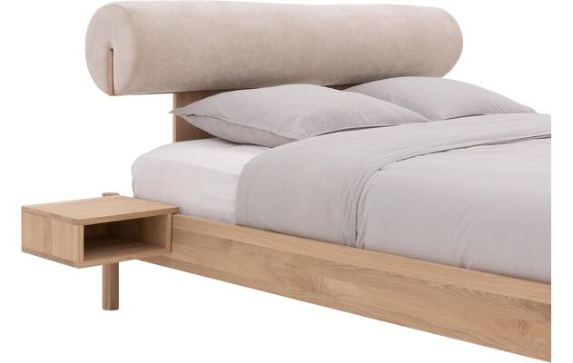 Goossens aanhaaktafel roll onbewerkt eiken - 8240232-goossens-roll-nachtkastje-eiken-05