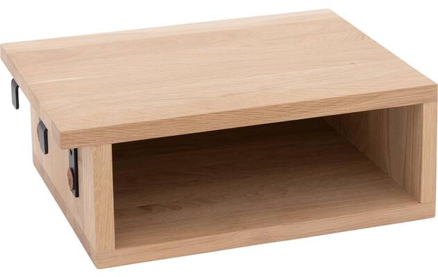 Goossens aanhaaktafel roll onbewerkt eiken - 8240233-goossens-roll-nachtkastje-eiken-03